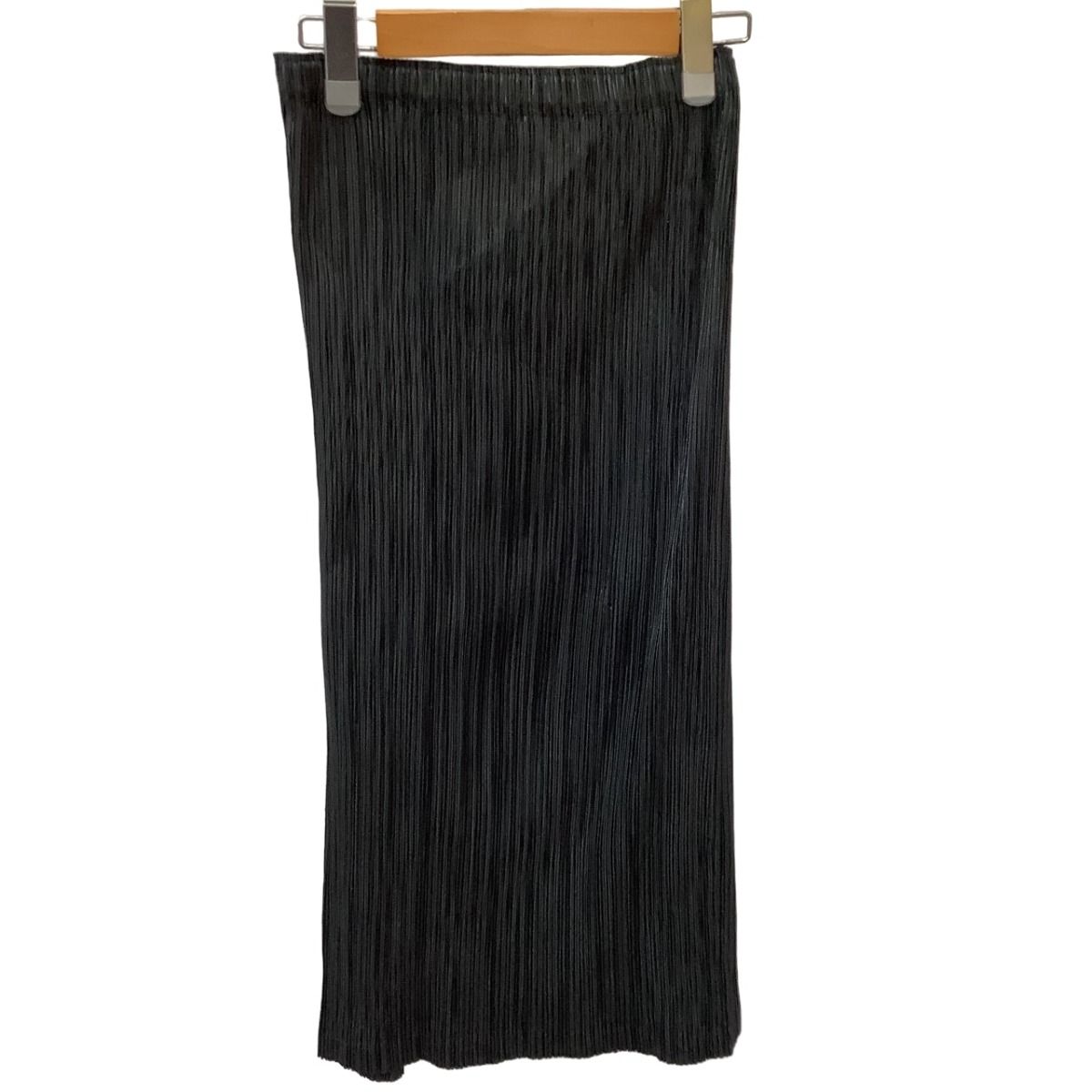 ISSEY MIYAKE イッセイミヤケ プリーツ スリット スカート SIZE 2 ブラック