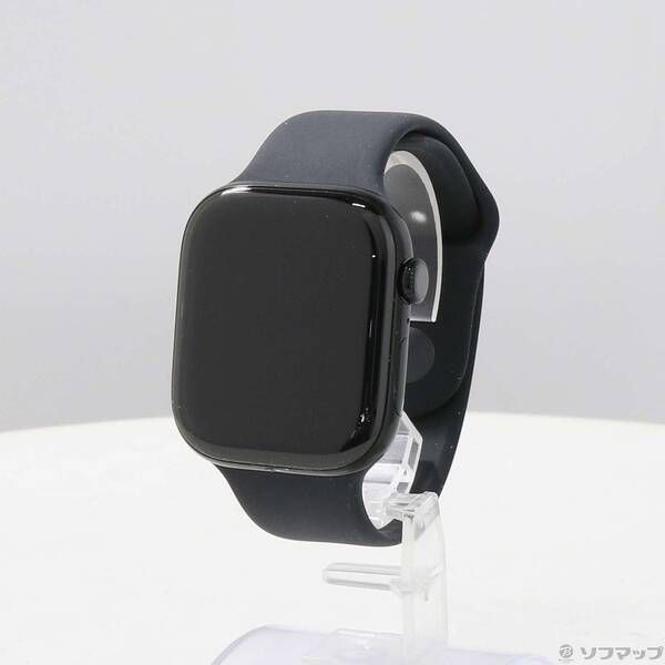 〔 品〕 Apple Watch Series 11 GPS 46 mm ジェットブラックアルミニウムケース ブラックスポーツバンド 258