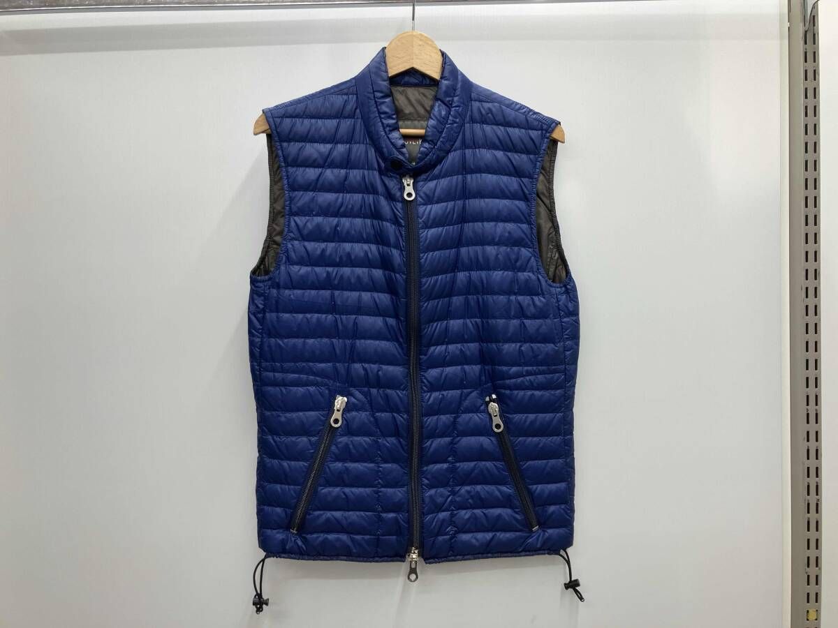 デュベティカ ダウンベスト ブルー サイズ44 31 U 3775 00 1091 ブルガリア製