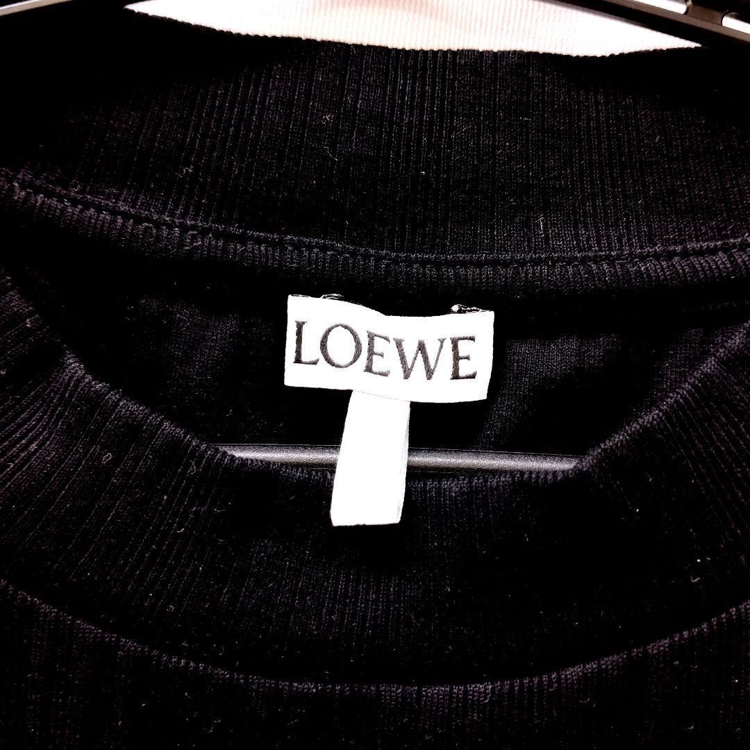  LOEWE アナグラムクロップドトップス ブラック 半袖(Tシャツ) Tシャツ カットソー