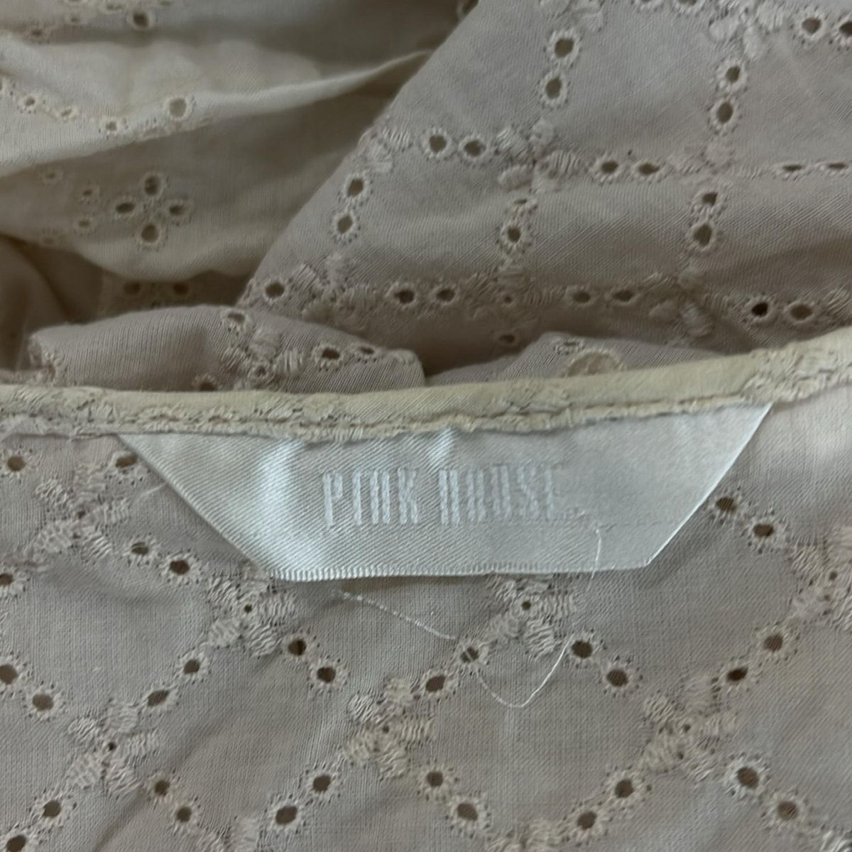 PINK HOUSE ピンクハウス ワンピース レディース ライトピンク 半袖 ひざ丈 シャツワンピ 冬コーデ その他 