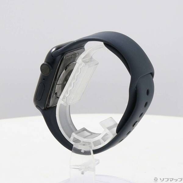 〔 品〕 Apple Watch Series 7 GPS 41 mm ミッドナイトアルミニウムケース ミッドナイトスポーツバンド 262