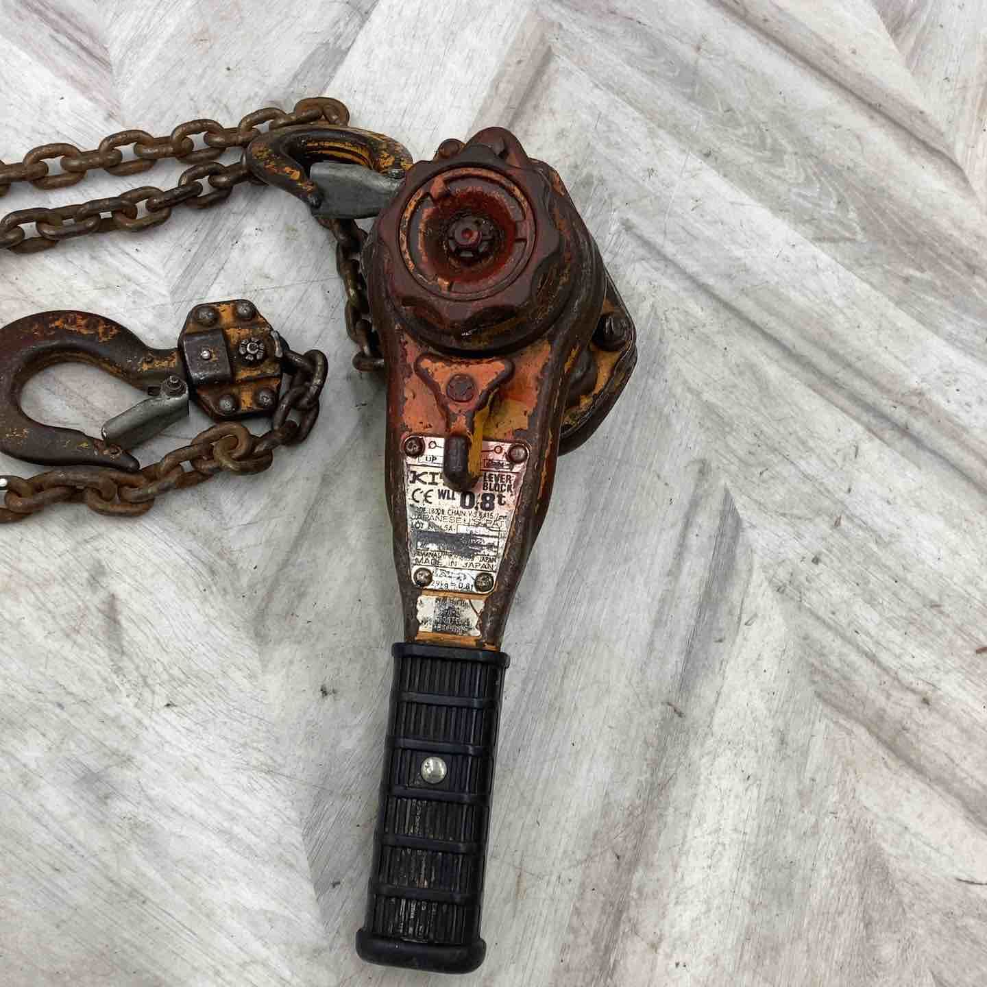 キトー 0.8 tレバーブロック L 5 A型 LB 008