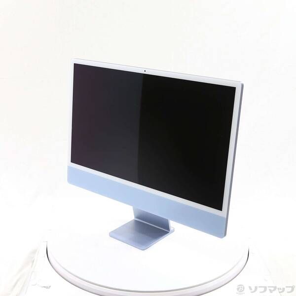 〔 品〕 iMac 24-inch Mid-2021 MGPL 3 J A Apple M 1 8コアCPU_8コアGPU 16 GB ブルー 〔14.8 Sonoma〕 349