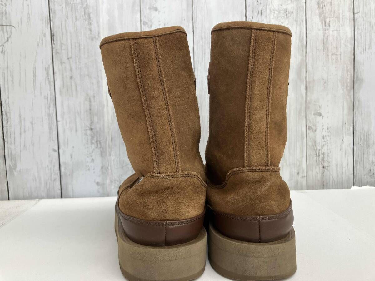 SUICOKE ムートンブーツ スイコック レザーブーツ ブラウン size 23㎝