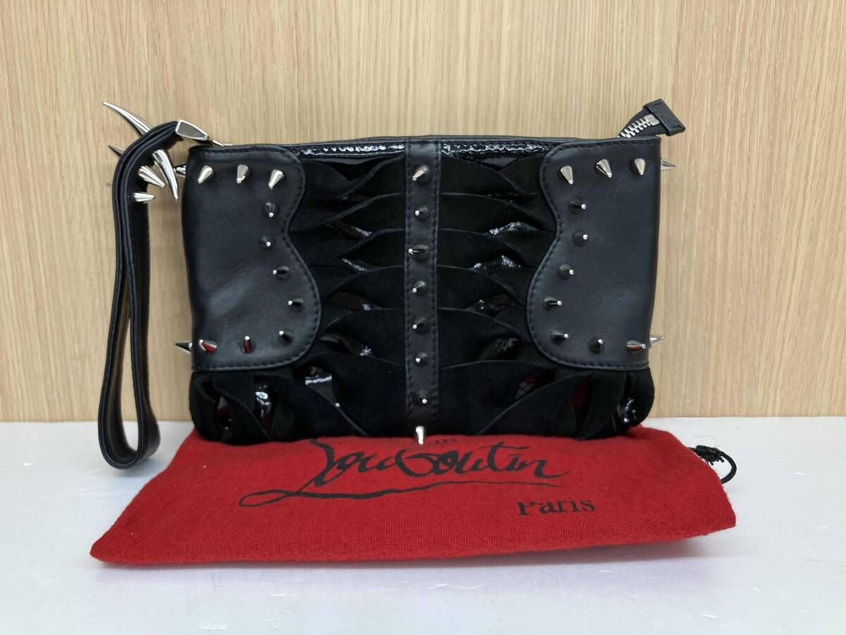 Christian Louboutin クリスチャンルブタン セカンドバッグ スタッズ