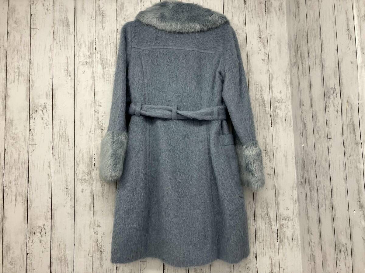 kate spade ケイトスペード ファートレンチコート ライトブルー 洋服