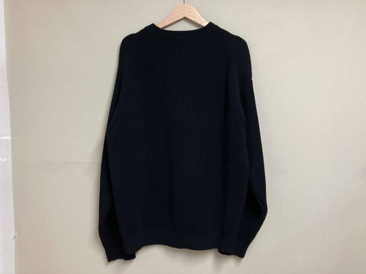 AURALEE オーラリー SUPER FINE WOOL RIB KNIT BIG P/O スーパー