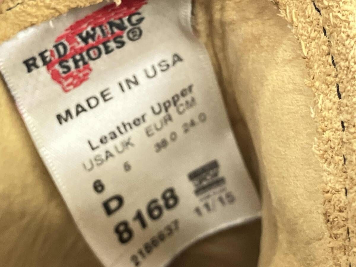  REDWING 8168 ペコスブーツ レッドウィング スウェード レザー size 6 その他 ブーツ 革靴