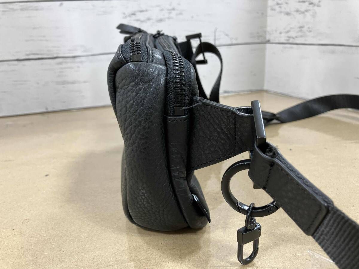レザーウエストポーチ レザーボディーバッグ