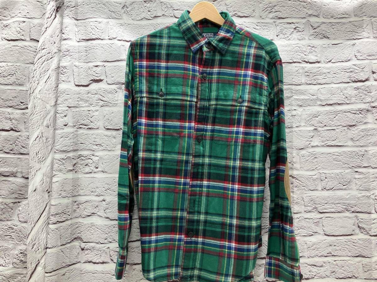POLO RALPH LAUREN ネルシャツ n-spd25y24n05 サイズ不明 グリーン系 