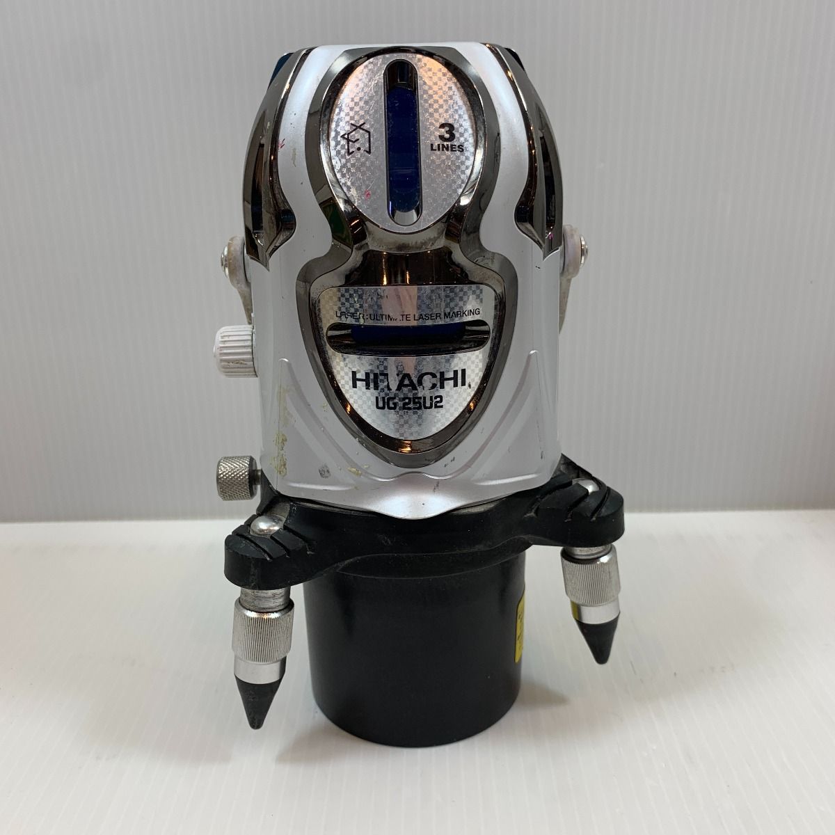 κκHITACHI 日立 レーザー機器 レーザー墨出し器 赤レーザー UG 25 U 2 ホワイト×ブラック