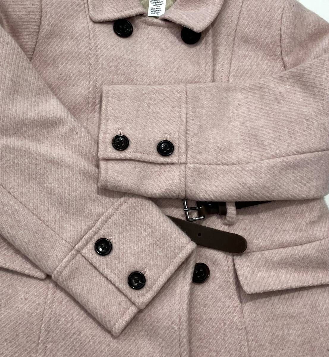 Bonpoint ボンポワン ウールコート ライトピンク size8 120～130cm相当