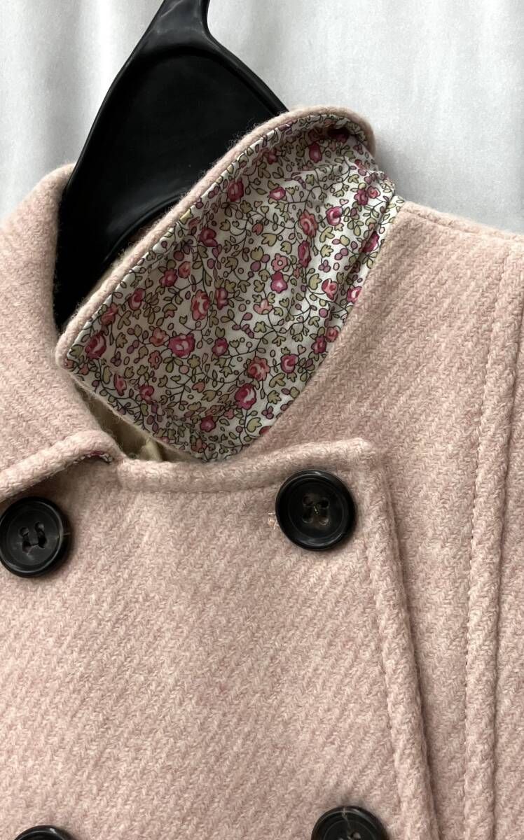 Bonpoint ボンポワン ウールコート ライトピンク size8 120～130cm相当