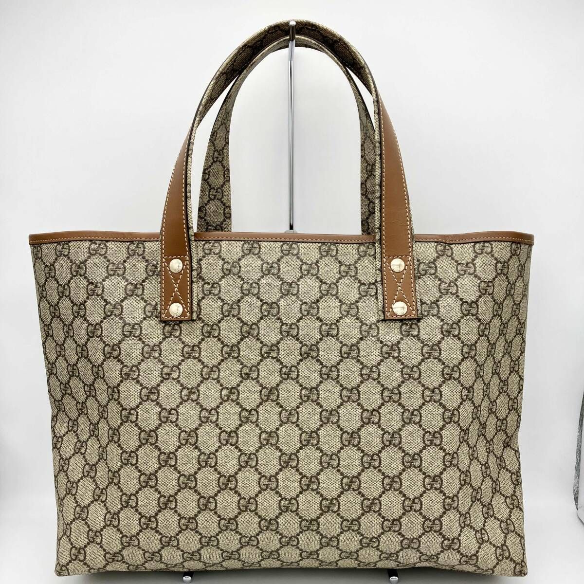 GUCCI グッチ GGスプリーム シェリーライン 211134 493492 ニューセレリア トートバッグ