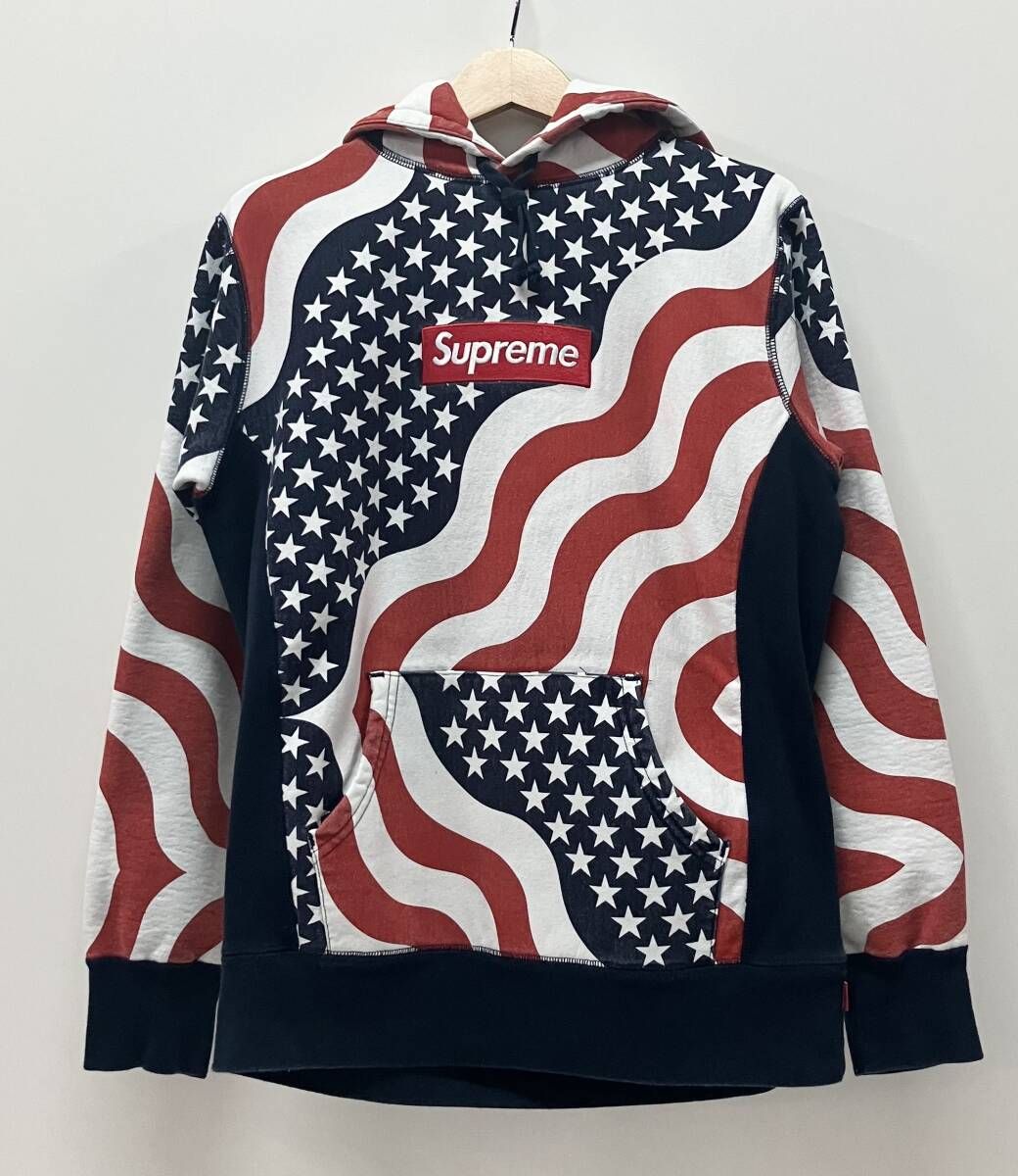 Supreme シュプリーム パーカー 14AW Box Logo Pullover Flag ボックス