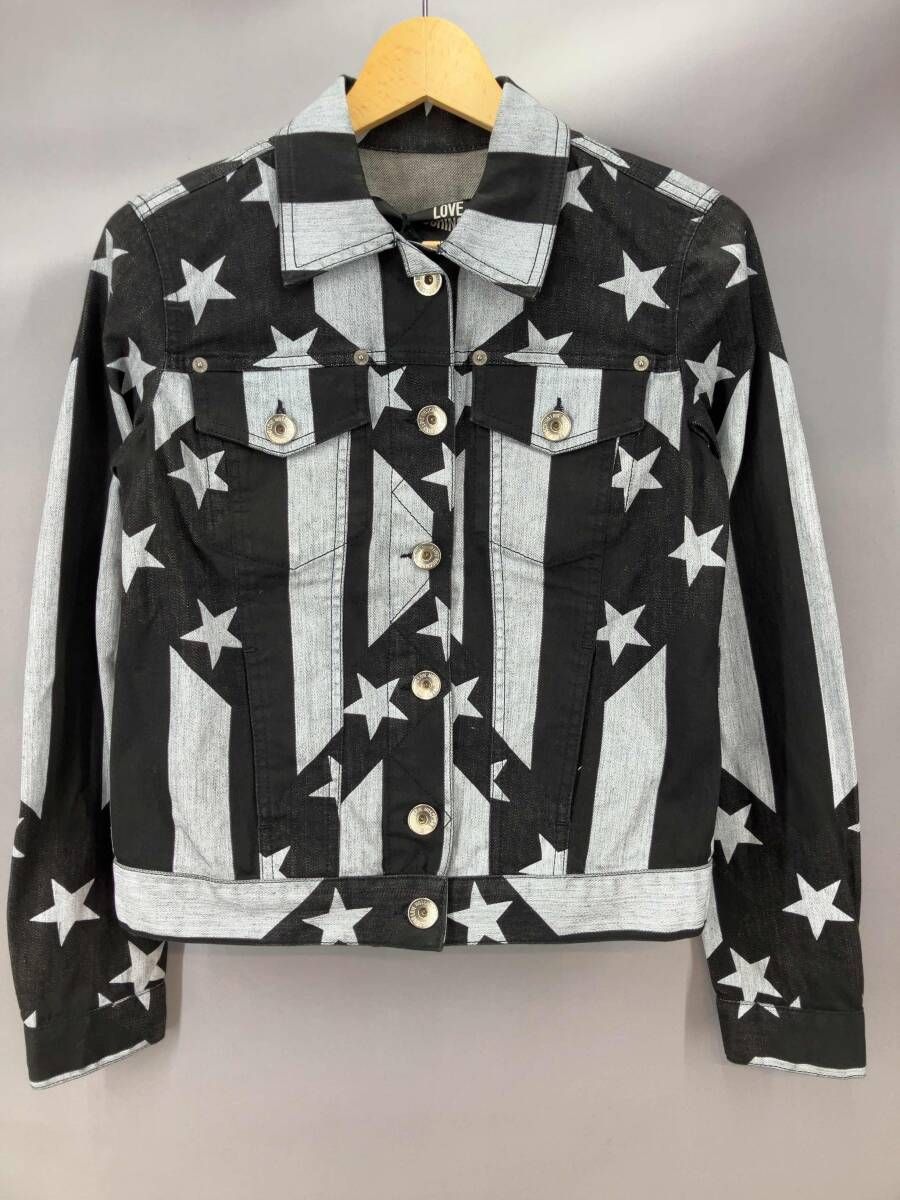LOVE ラブモスキーノ ジージャン サイズ38 ブラック系 通年