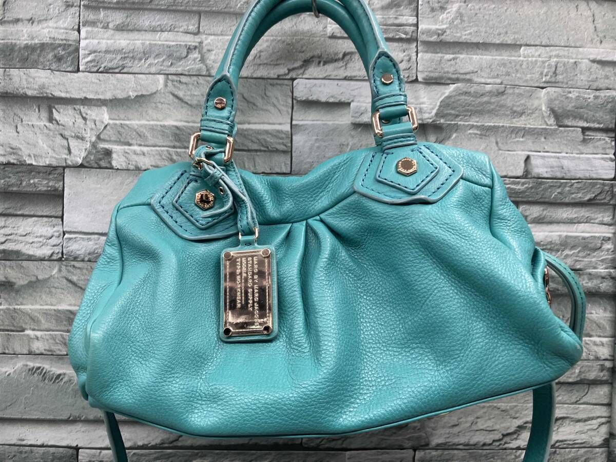 MARK by JACOBS ショルダーバッグ Classic Q ターコイズブルー