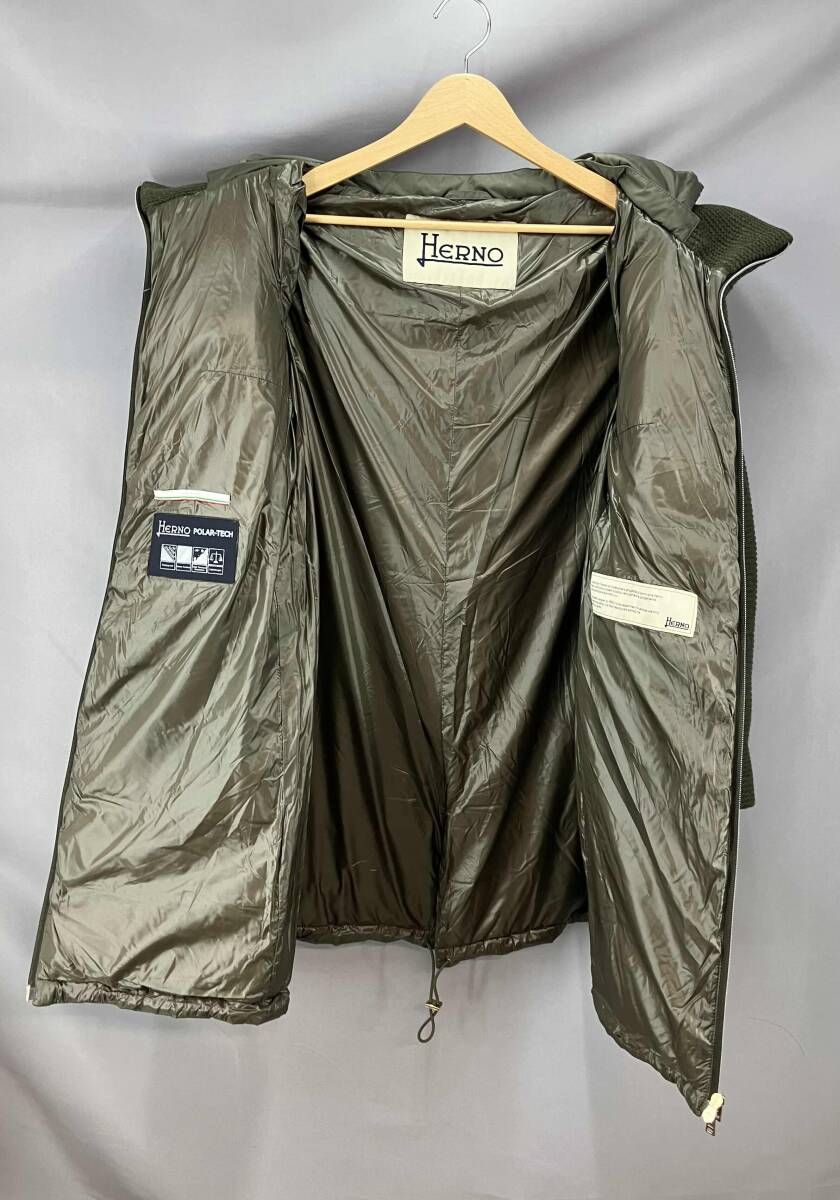 ☆ 節約 HERNO ヘルノ ダウンコート サイズS カーキ 冬 HERNO ヘルノ