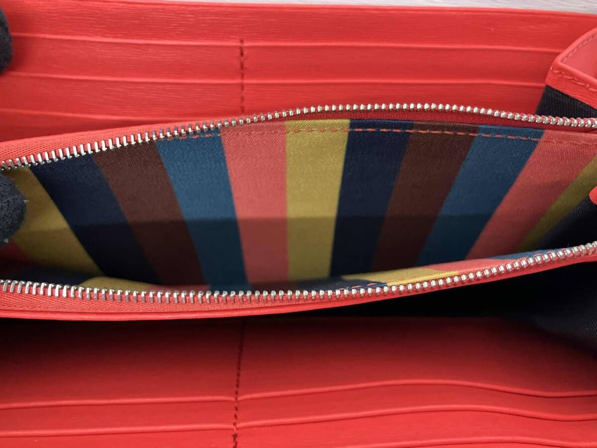  通年 ポールスミス 長財布 ロングウォレット レザーウォレット M 1 A-4778 牛革 ラウンドジップ ブラック その他 折り財布