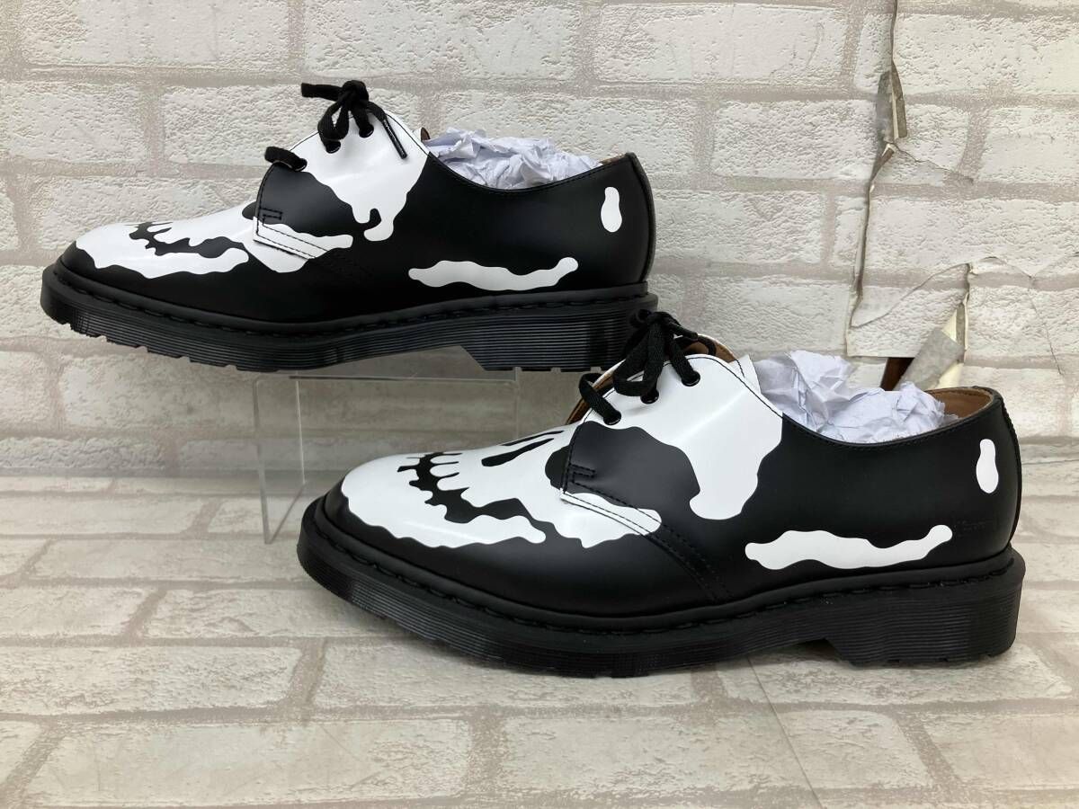 Dr.Martens Supreme 42938 ドクターマーチン シュプリーム メンズ UK 9 ブラック ホワイト レザーシューズ スリーホール