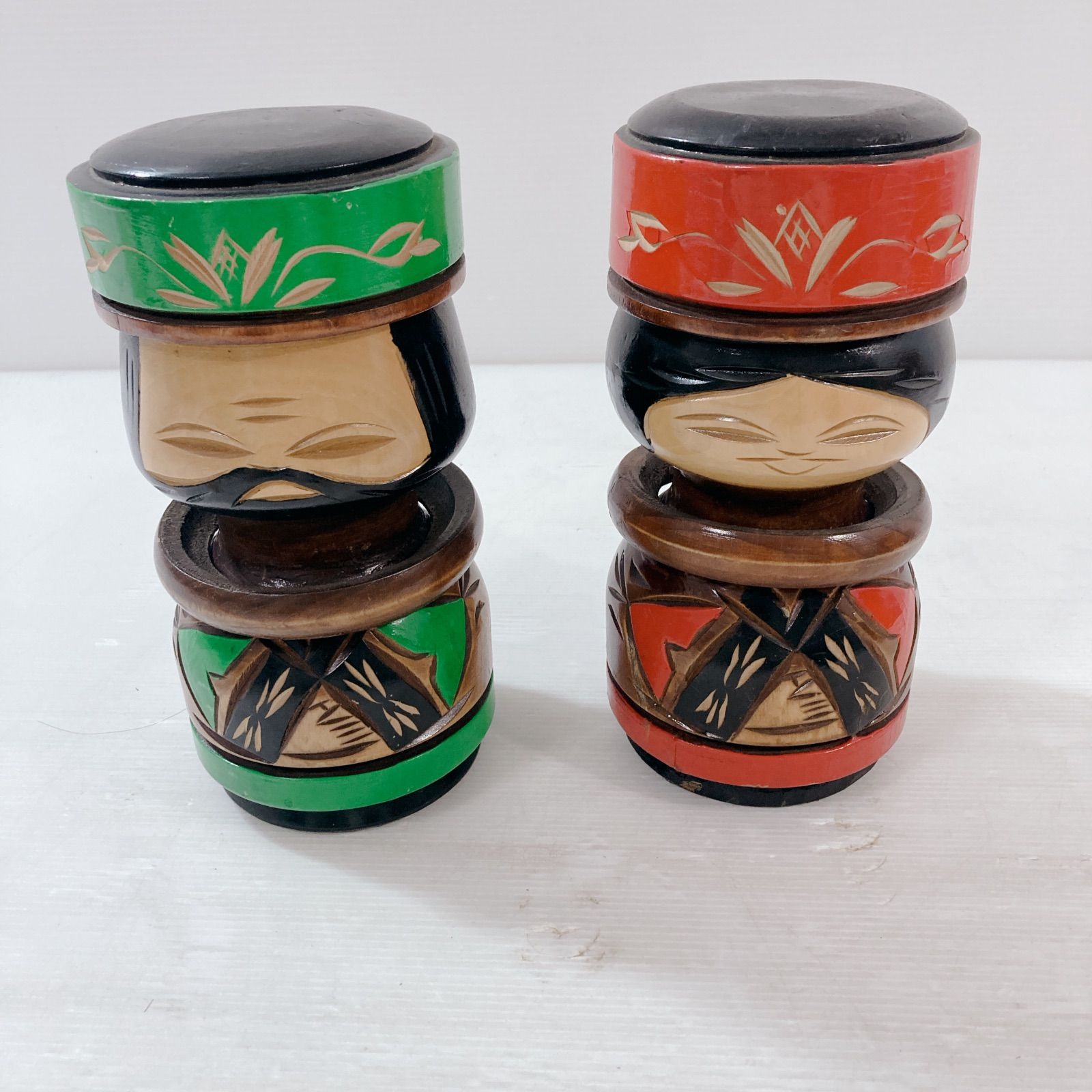 アイヌ 木彫り人形 ニポポ アイヌ人形 インテリア 置物 こけし 伝統