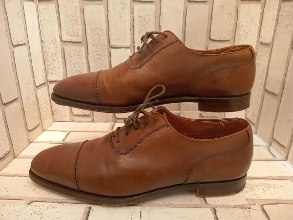 - JONES クロケットアンドジョーンズ ドレスシューズ イギリス製 ストレートチップ 27.0 cm ブラウン