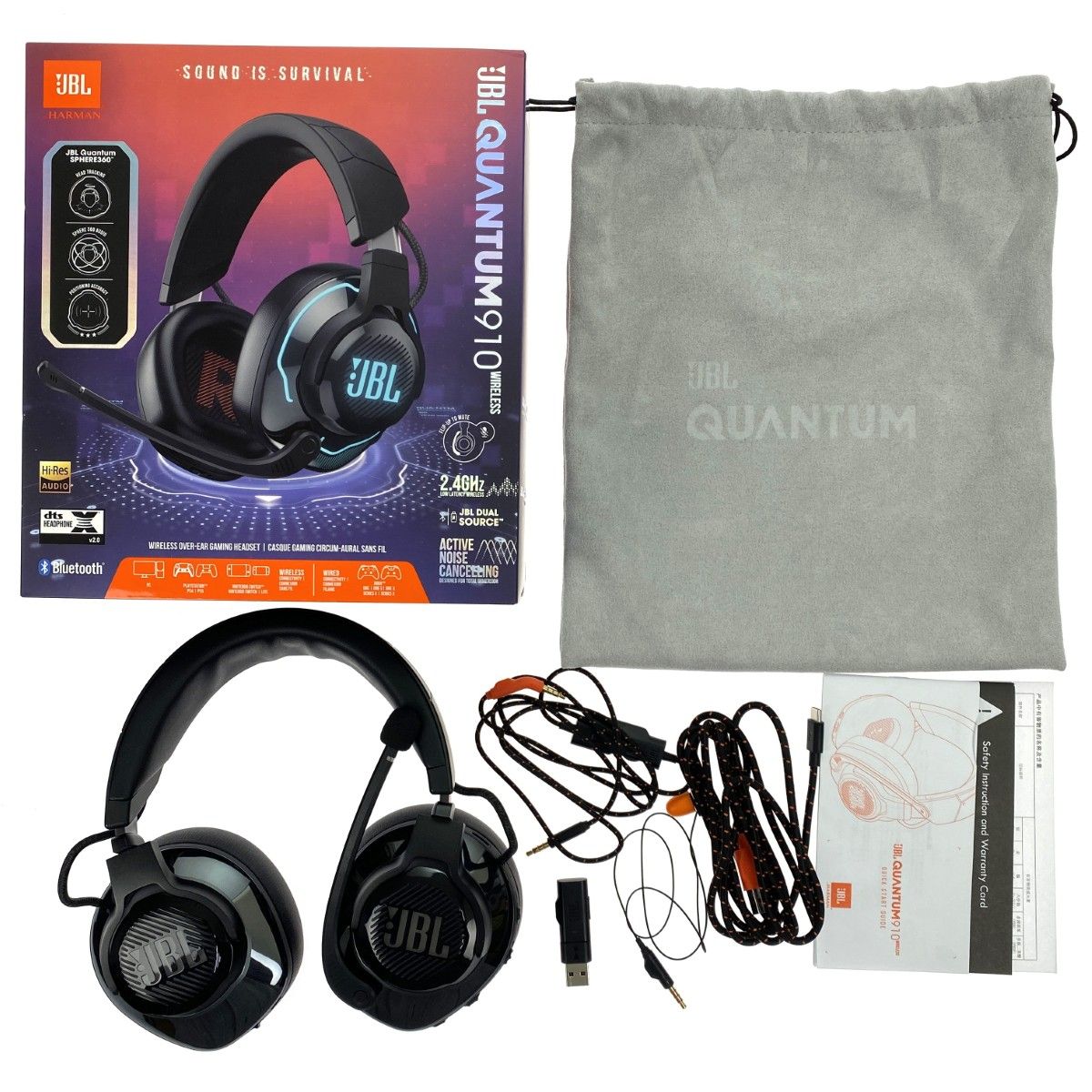 JBL ジェー ビー エル Quantum 910 Wireless ゲーミングヘッドセット