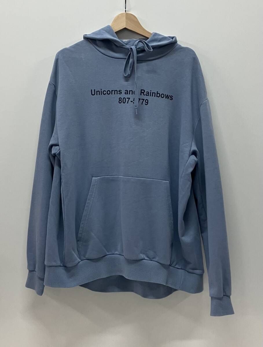 VETEMENTS ヴェトモン 18SS Rainbows Unicorn Hoode サイズXS コットン