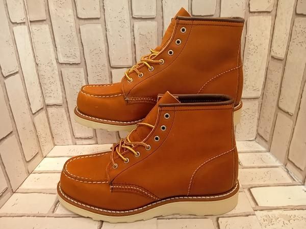 RED WING レッドウィング ショートブーツ 3375 Classic Moc 24.0 cm ブラウン