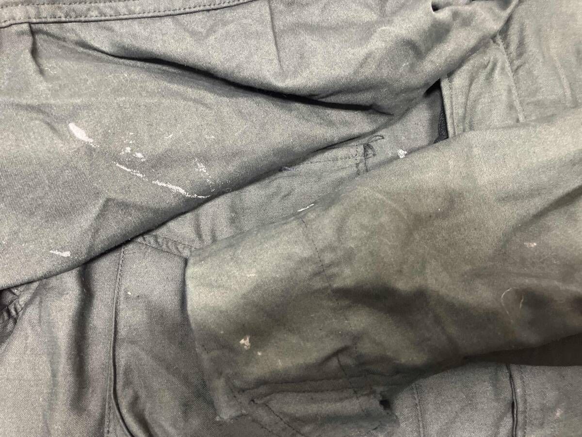 後染め ペンキ飛び