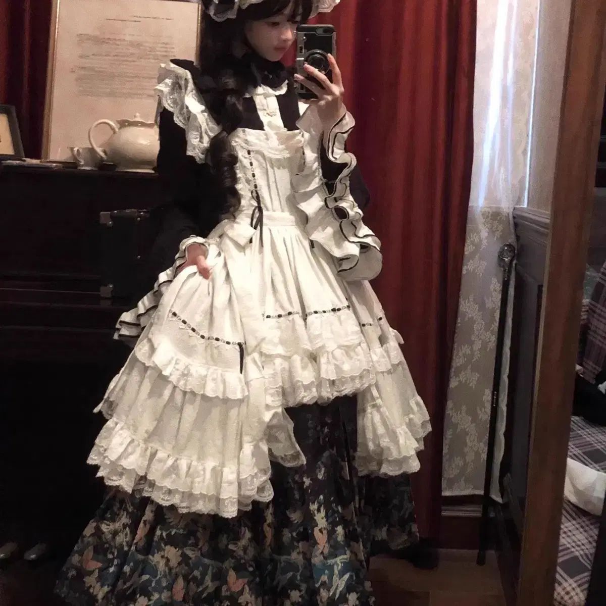 ユウォンモン ロリータ ハンヤン折衷 分離型 エレガント ONE PIECE