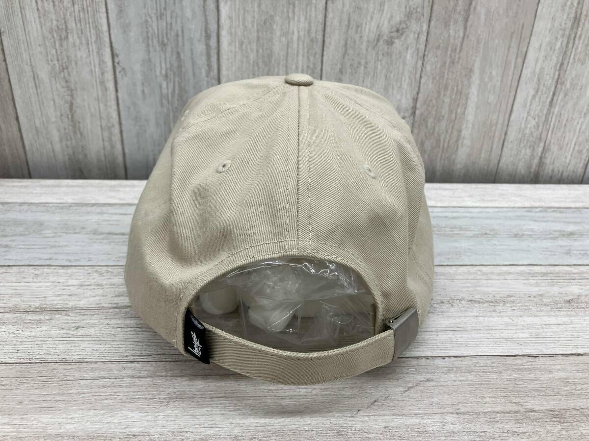 STUSSY ステューシー キャップ MID-DEPTH STU ARCH STRAPBACK メンズ ベージュ コットン