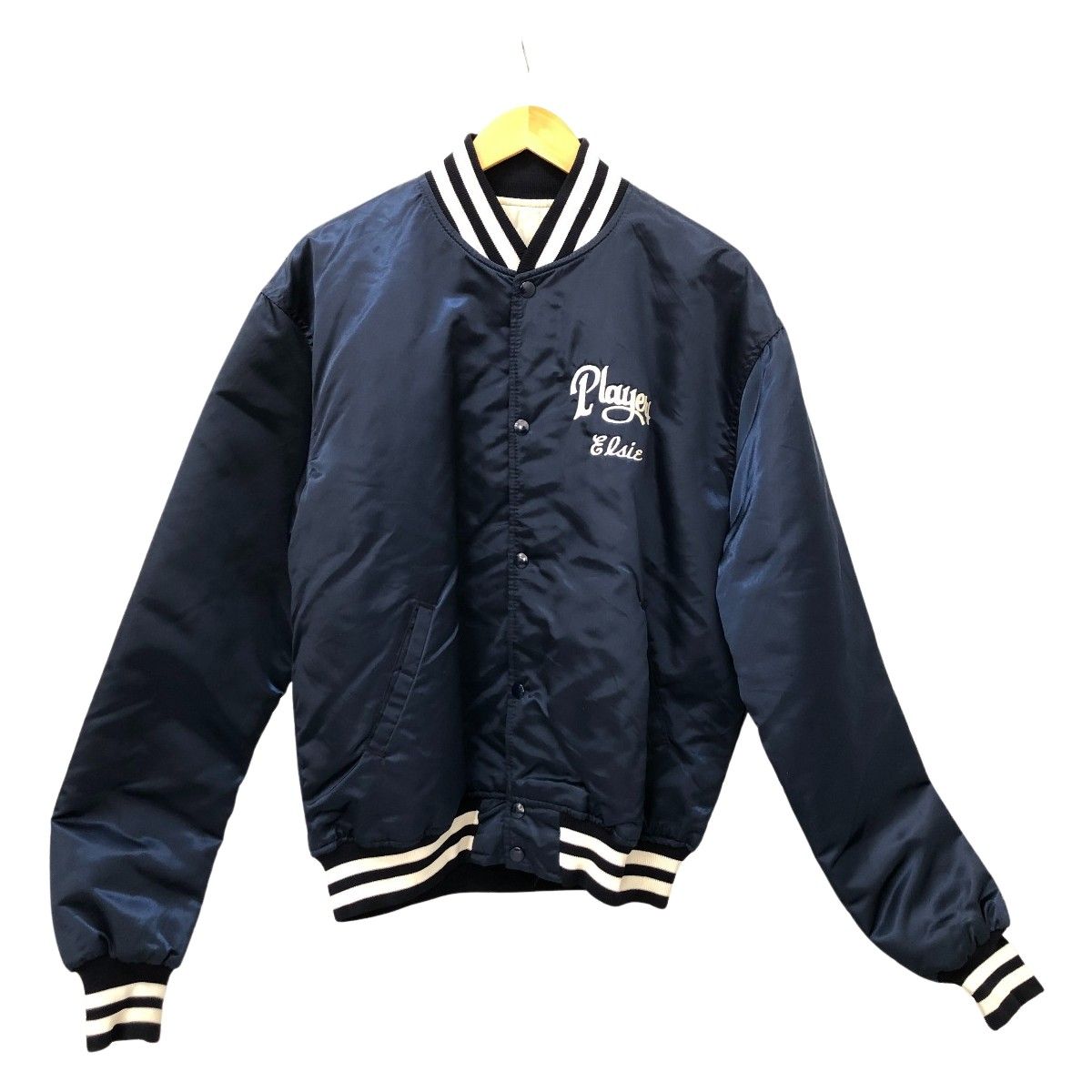 80 s STARTER ジャケット スタジャン SIZE XL 古着 ネイビー