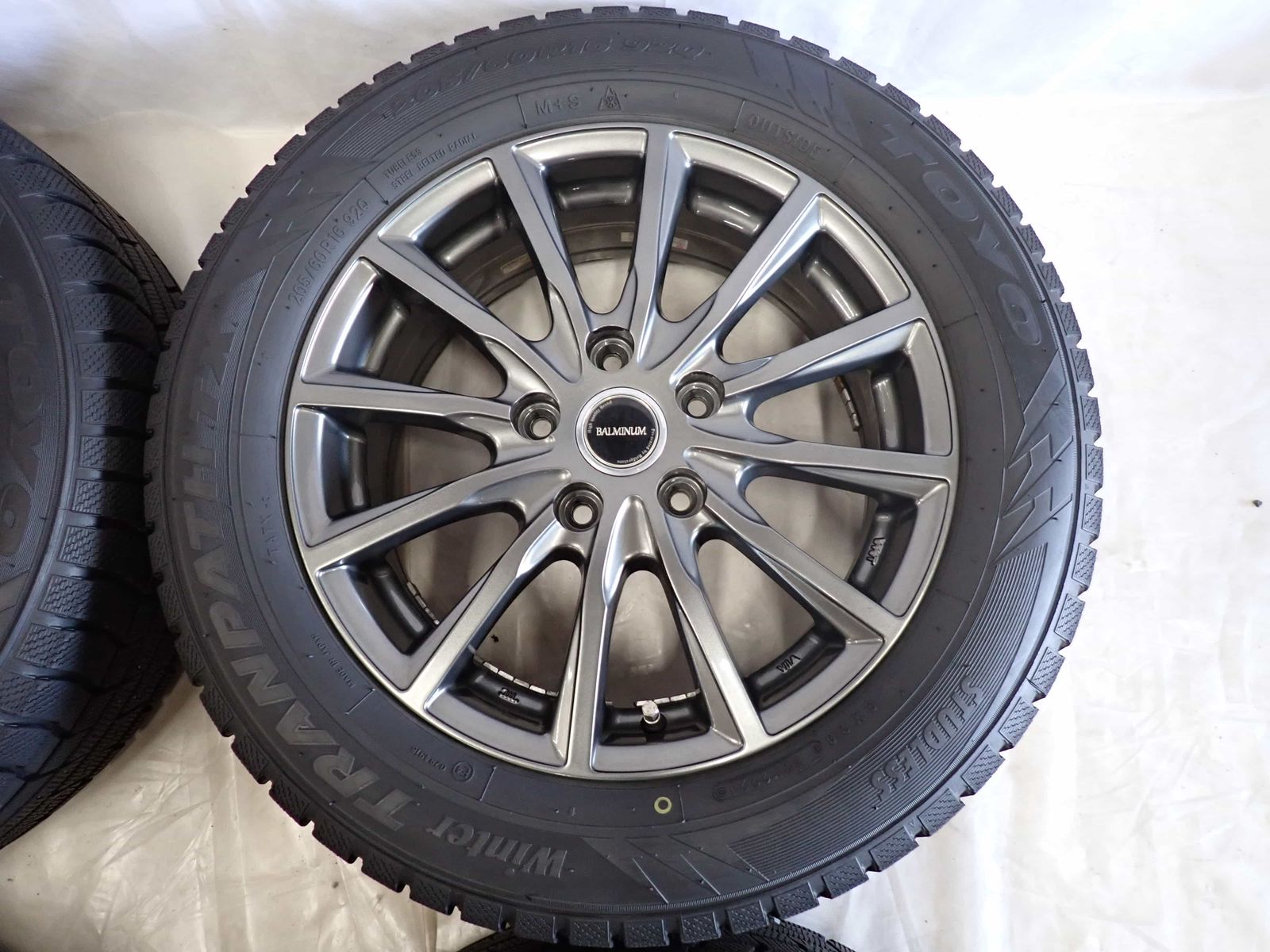  冬4本SET 会社宛 205 60 R 16 6 5 J 92 Q トーヨー ウィンタートランパス TX アルミ ノア ヴォクシー エスクァイアNO F 6504 16インチ タイヤ ホイールセット