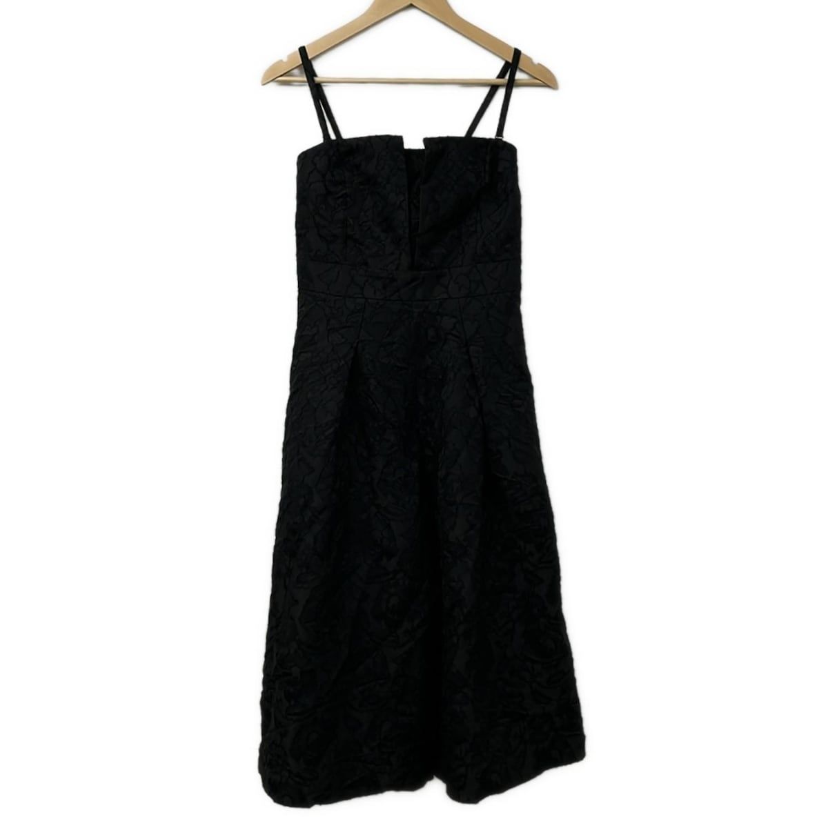 Diagram GRACE ダイアグラム オールインワン サイズ38 M レディース 黒 クロップド 半端丈 花柄