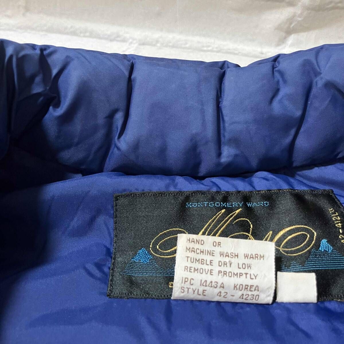 MONTGOMERY WARD / モンゴメリー ワード / ダウンベスト / 韓国製