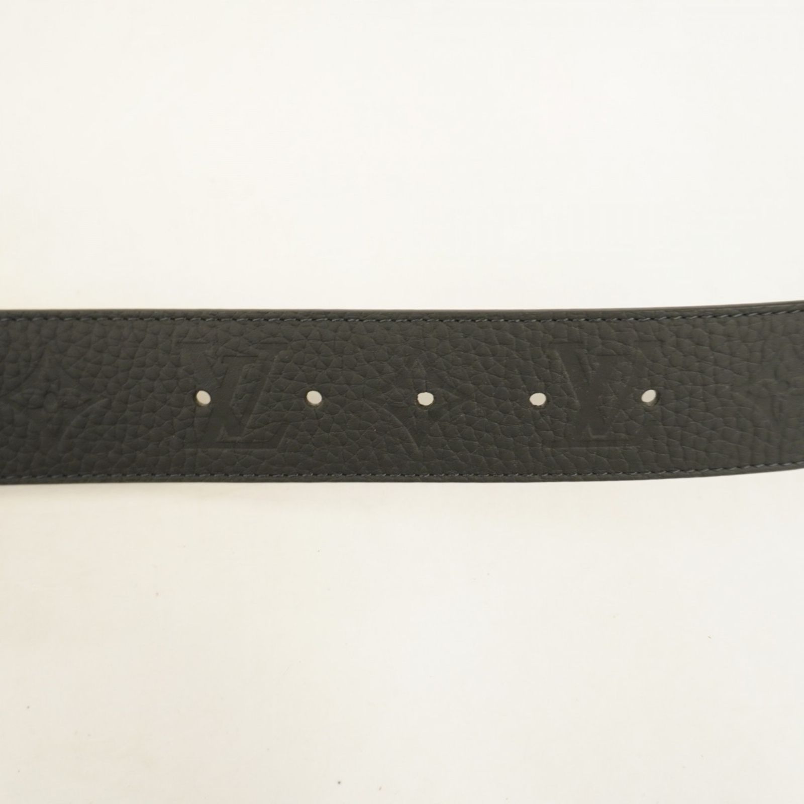  ルイ ヴィトン Louis Vuitton ベルト モノグラム トリヨン LVイニシャル 40 MM リバーシブル M 4487 ブラックメンズ ベルト 小物