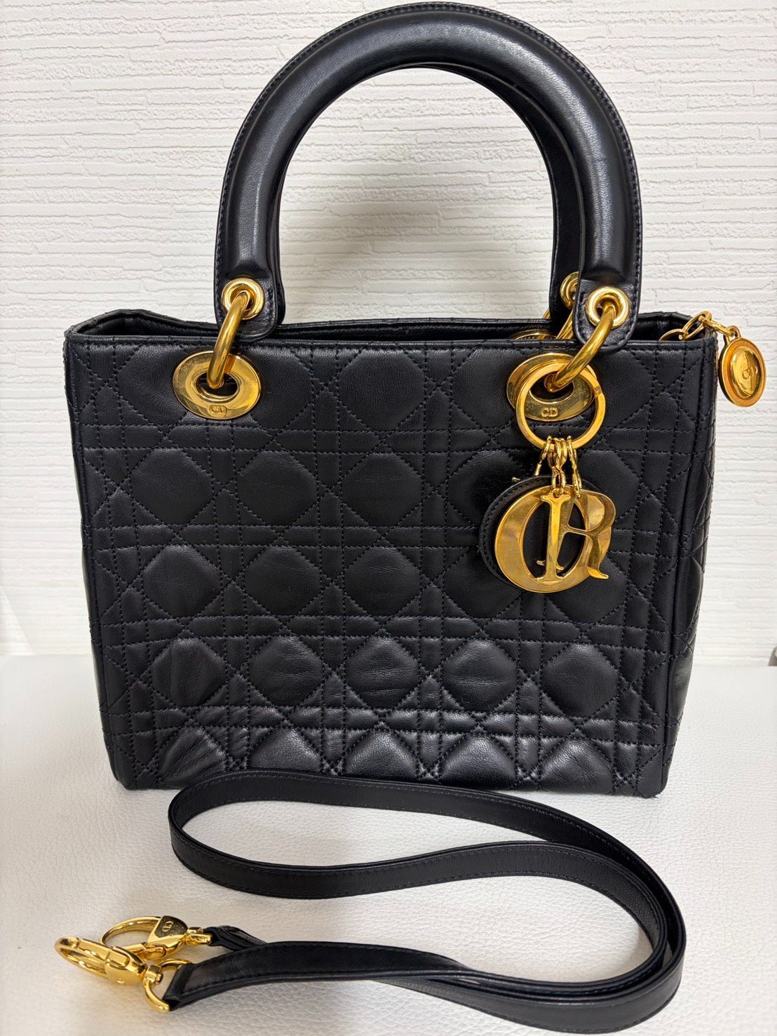 中古美品正規品 Christian Dior クリスチャン ディオール レディ