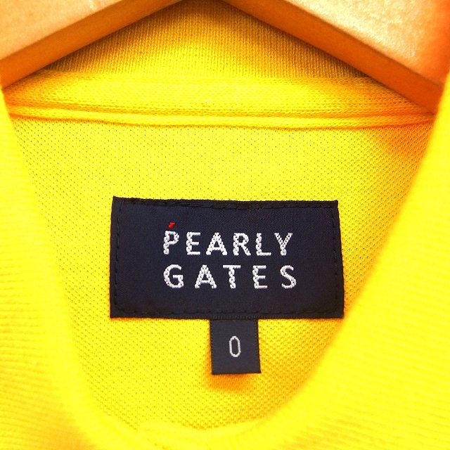 パーリーゲイツ PEARLY GATES 国内正規品 ポロシャツ 半袖 ラバーロゴ