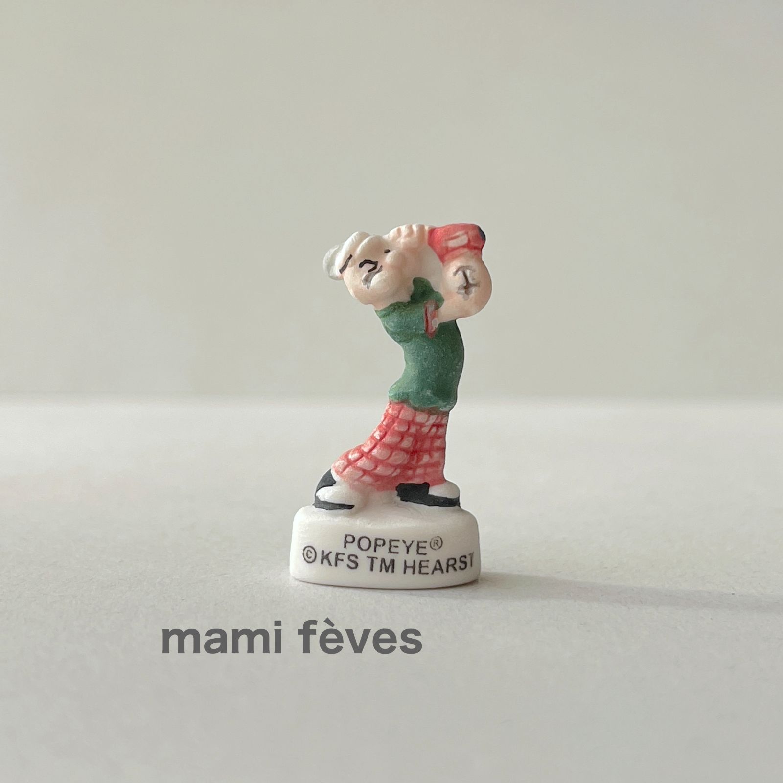 フェーヴ ポパイ③ フランス フェーブ ミニチュア陶器 - メルカリ