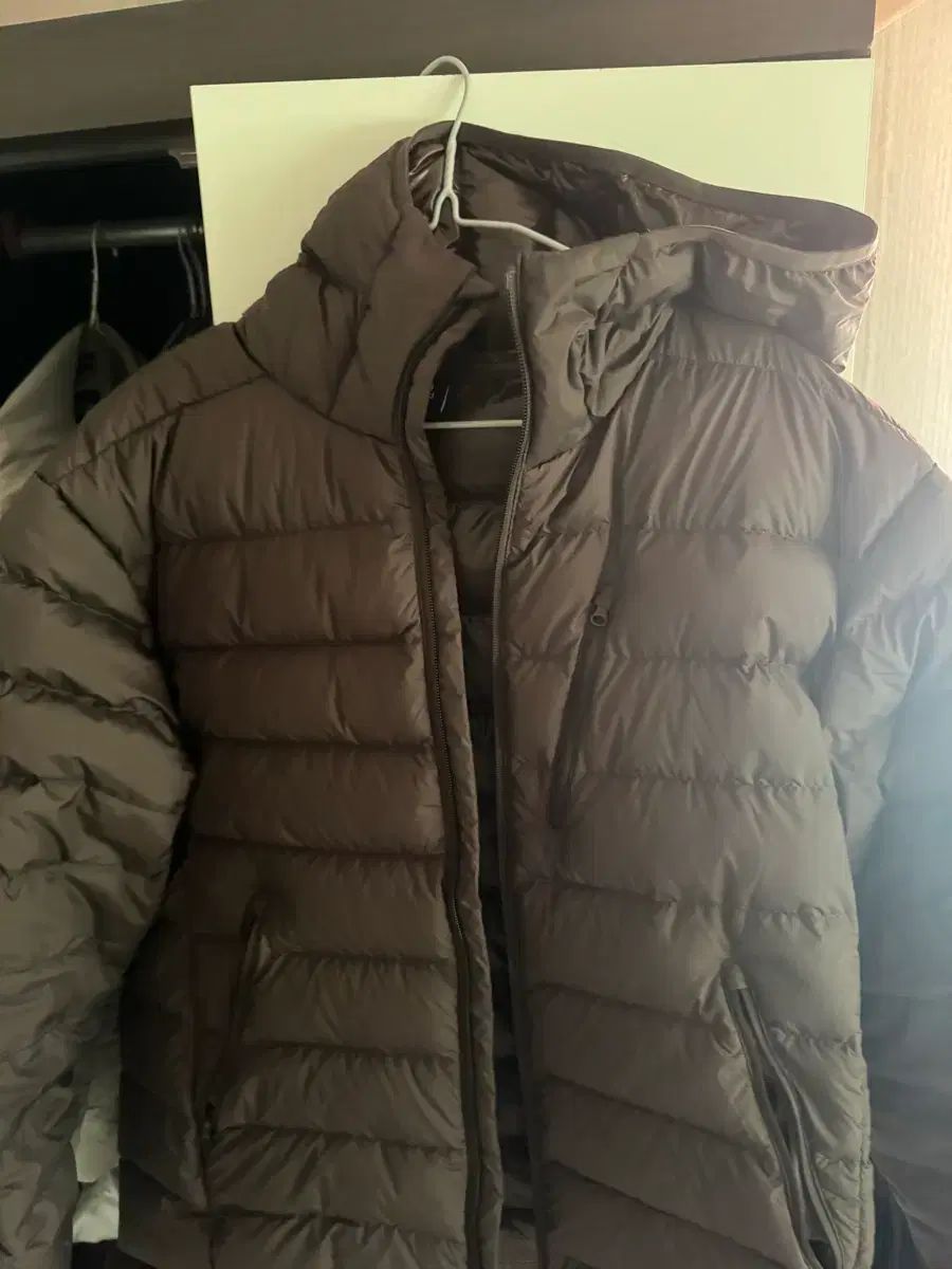 ムシンサ シティレジャー 軽量ダウン ブラウン xxl