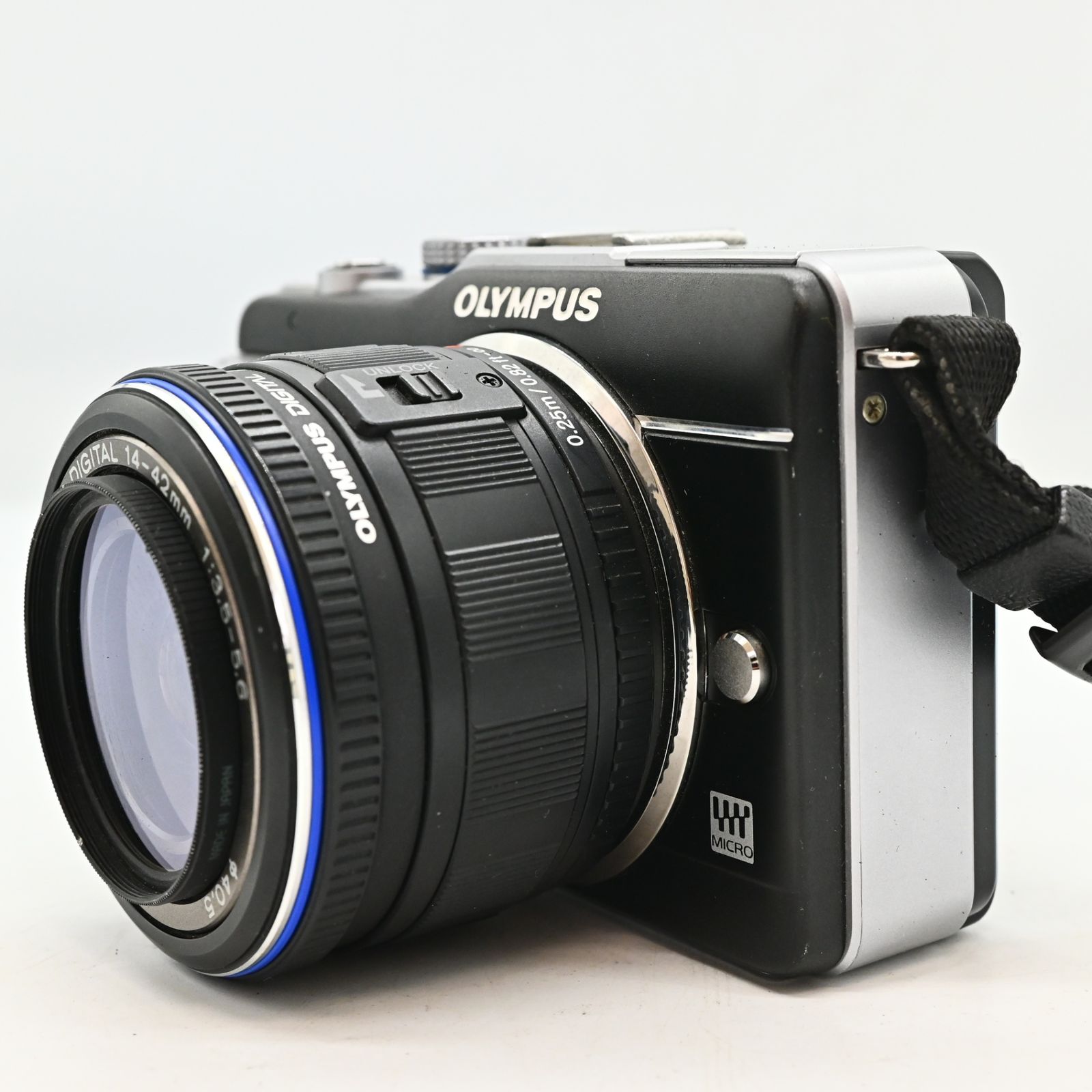 難有品】OLYMPUS ミラーレス一眼 PEN E-PL1レンズキット ブラック E