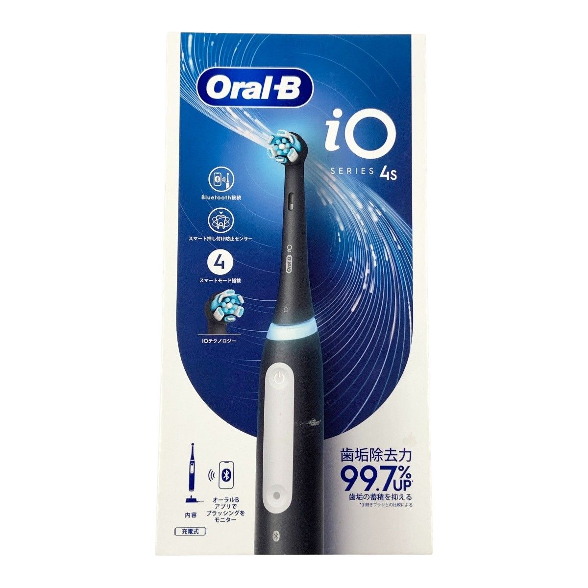 〇〇 Oral B オーラルB iO 4 S マットブラック E 電動 歯ブラシ iOG 1 6 0 BK