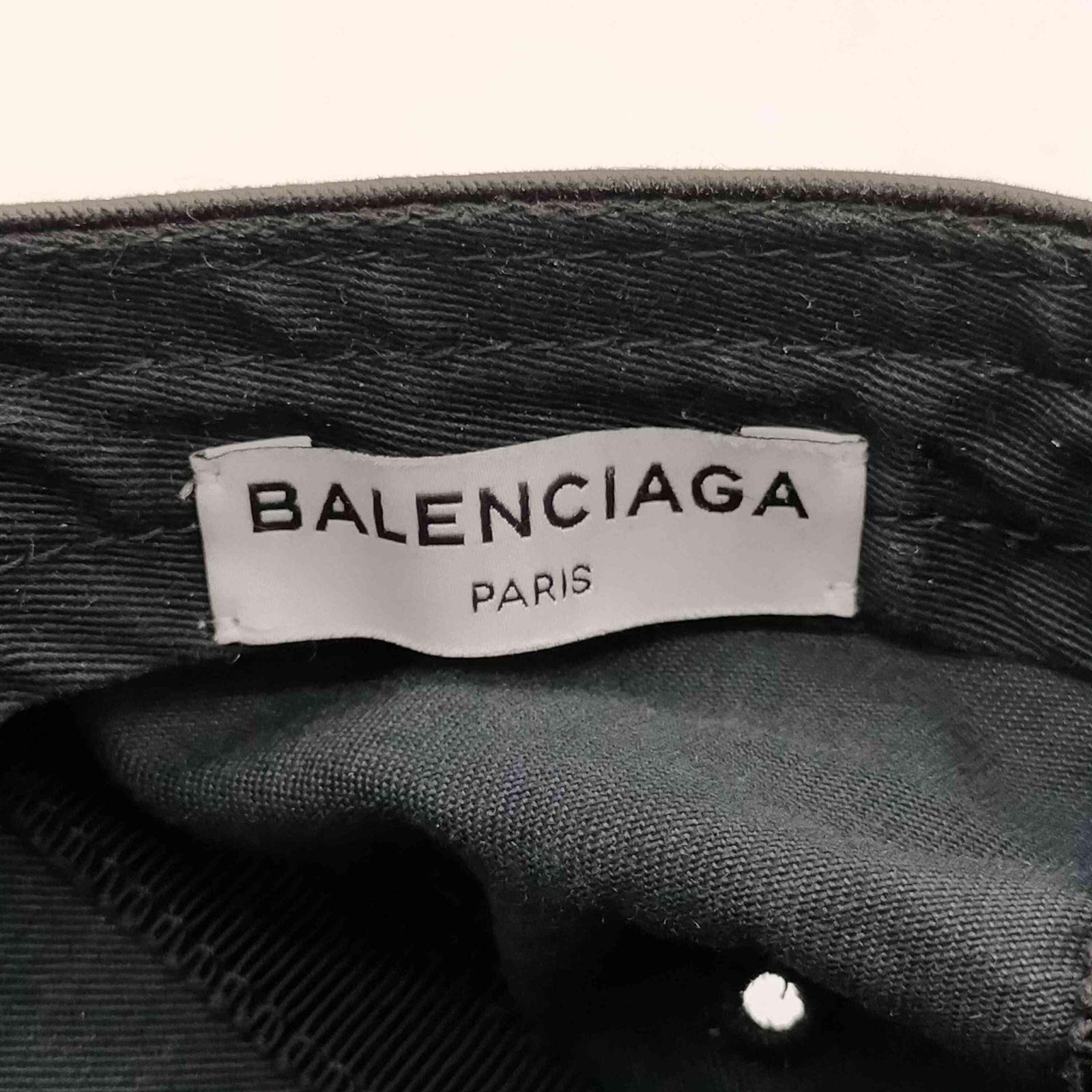 バレンシアガ BALENCIAGA イタリア製 ロゴ 刺繍 ベースボール キャップ