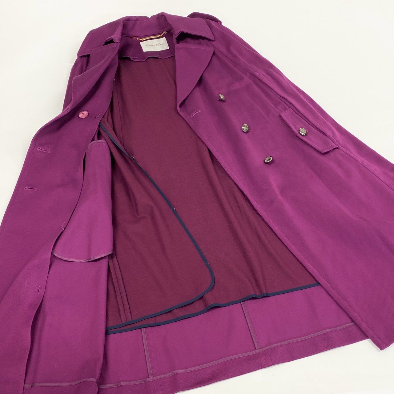 84L19 【美品】Grace Class グレースクラス ライナー付き ケープコート