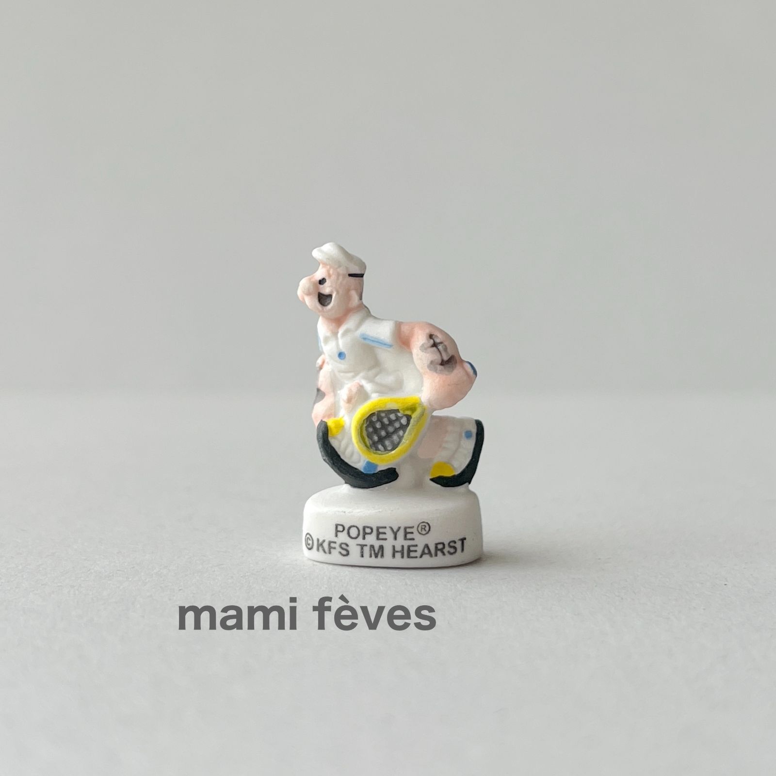 フェーヴ ポパイ④ フランス フェーブ ミニチュア陶器 - メルカリ