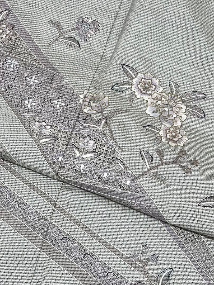 蘇州刺繍 汕頭刺繍 付け下げ 訪問着 大島紬 正絹 A129 蘇州刺繍 汕頭刺繍 付け下げ 訪問着 大島紬 正絹 A129 - メルカリ