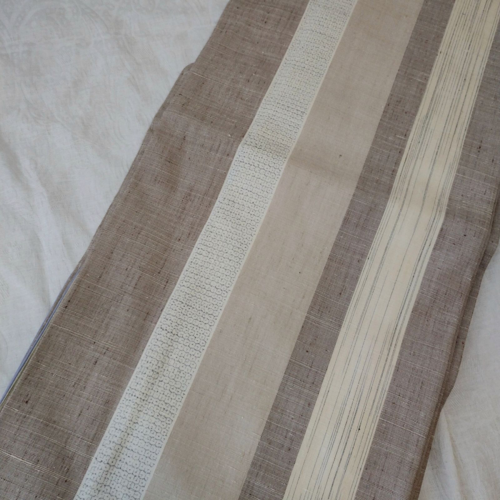 0289 亀甲絣の紬7点