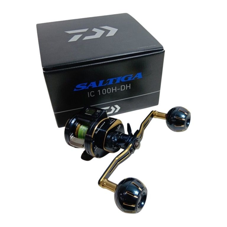 DAIWA ダイワ 631544 299933 釣り用品 リール ベイトリール 21ソルティガIC 100 H DH キズ有 程度AB